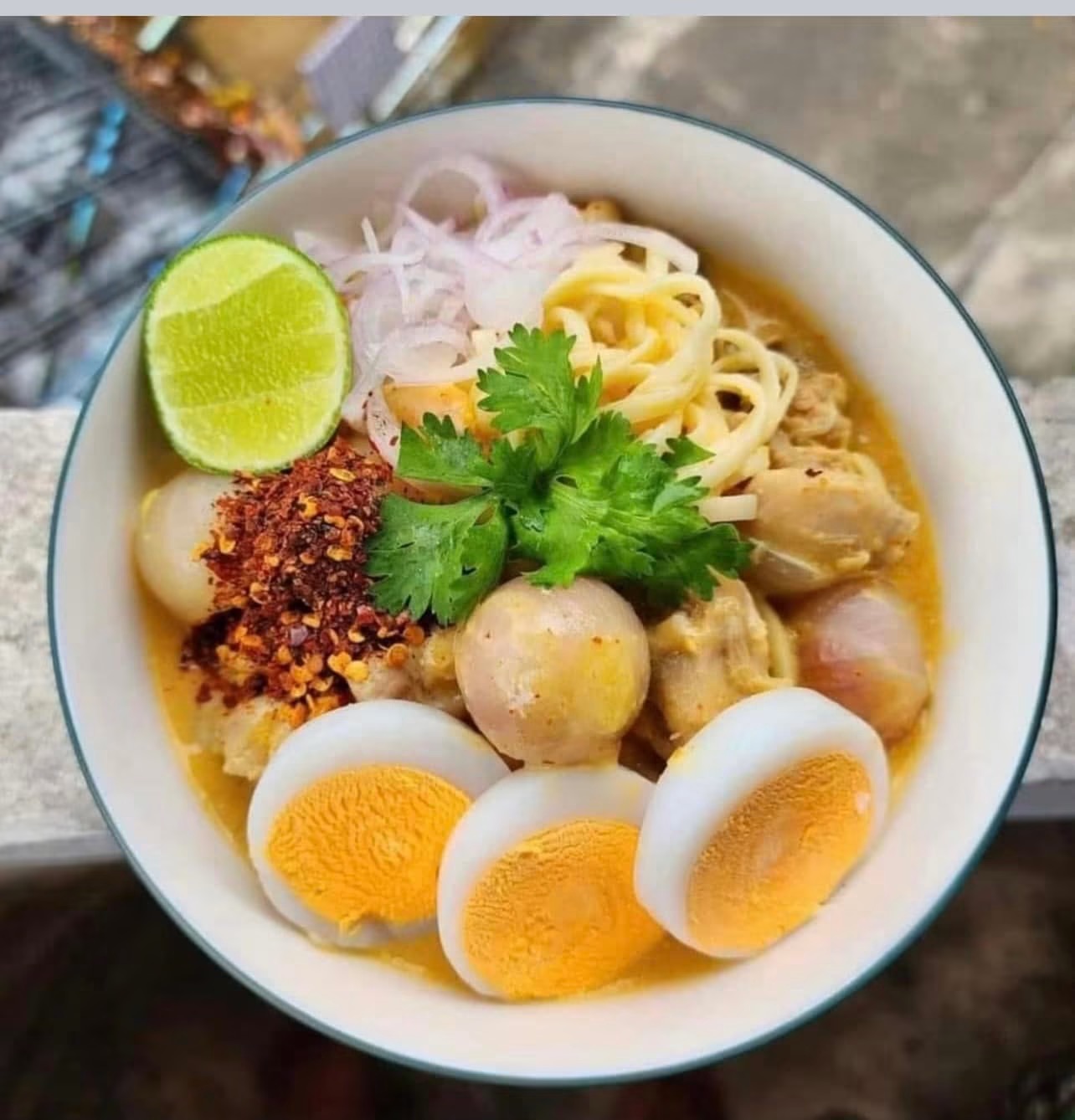 အုန်းနို့ခေါက်ဆွဲ ရပါပြီရှင် 🍜